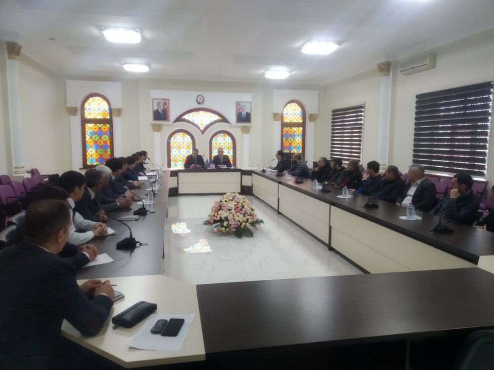 AQTA Xaçmaz rayonunda sahibkarla görüş keçirib - FOTOLAR